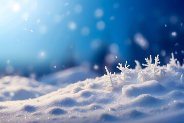 Winter's Enchanting Embrace: A Snowy Landscape Frosted in Serenity