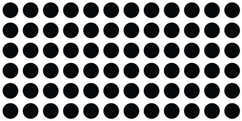 Dot pattern seamless background. Polka dot pattern template Monochrome dotted texture design dots circle arts. - obrazy, fototapety, plakaty