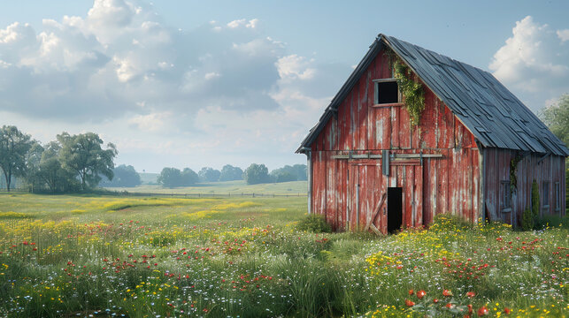Discover the beauty of rural landscapes dotted with charming farmhouses and barns. Experience the simplicity and rustic charm of country architecture.