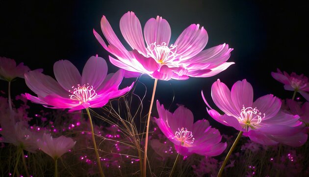 &Eacute;l&eacute;gance florale au bord de l'&eacute;tang : L'&eacute;panouissement enchanteur des lotus et roses mauves, symboles de la beaut&eacute; naturelle, dans un jardin aquatique o&ugrave; les fleurs dansent au gr&eacute; du flux d'eau, offra