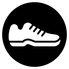 sneaker glyph icon