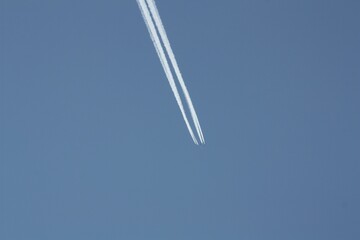 airplane in the sky