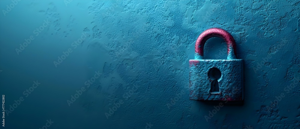 Poster protecting personal data with encrypted cloud storage for global accessibility. concept cloud securi