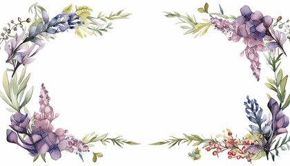 Obraz premium frame of flowers