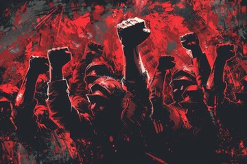 Workers at the meeting