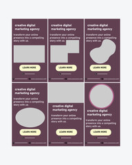 story template for digital marketing agency