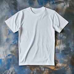 Plain white t-shirt mock up