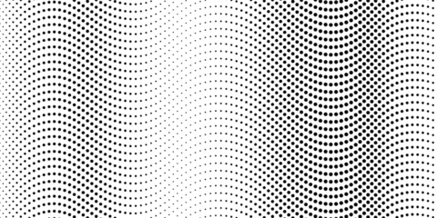 Fotobehang Dot pattern seamless background. Polka dot pattern template Monochrome dotted texture design dots modern © nur