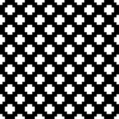 Seamless pattern. Figures ornament. Plusses image. Folk wallpaper. Crosses backdrop. Embroidery background. Tribal motif. Digital paper, textile print, web design, abstract illustration. Vector art