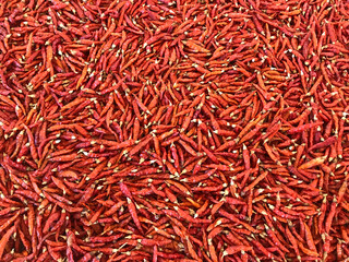 Thai dried chilies for cooking