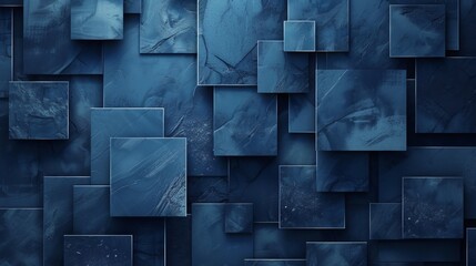Abstract Technology Background with Dark Blue Cement
