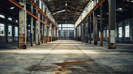 old abandoned warehouse