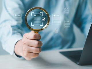 Recruiting or human resource management (HR) uses laptops for human development to recruit leaders and prospects for positions in the company.