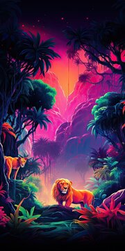 Neon Jungle Safari: Where Urban Adventure Meets Wild Discovery