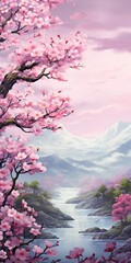 Obraz na płótnie Canvas Exploring the Serenity of Sakura Blossom