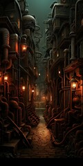 Enchanting Journey Through Subterranean Steampunk