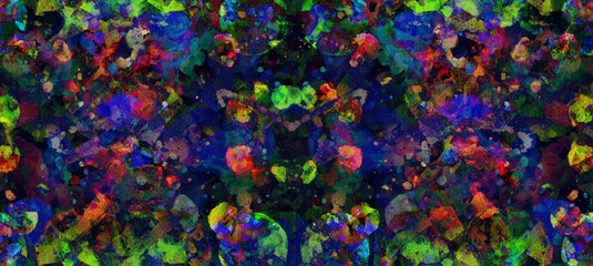 カラフルな夜景の背景素材