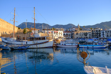 Kyrenia Harbour and Medieval Castle in Cyprus