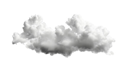 Cloud on a white background