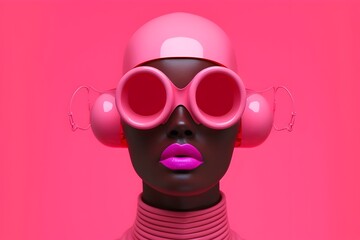 Afrofuturistic 3D Pop Art: A Vibrant Vision of Cultural Progress and Technological Advancement