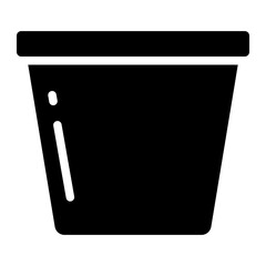 ice in bucket icon