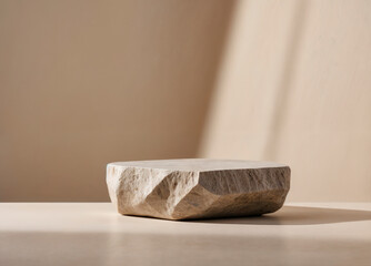 Stone and Rock shape background, showcase for product