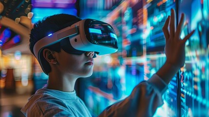 technology and innovation in everyday life, future world, generative ai