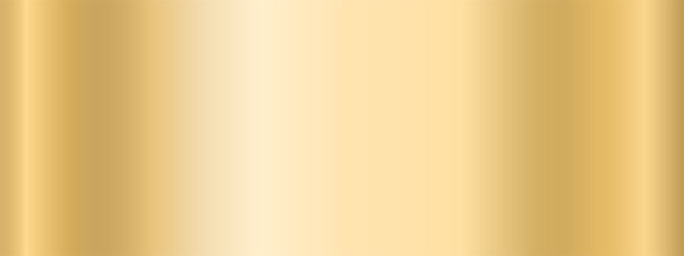 Metallic gold gradient. A banner with a metallic gradient texture. Vector EPS 10.
