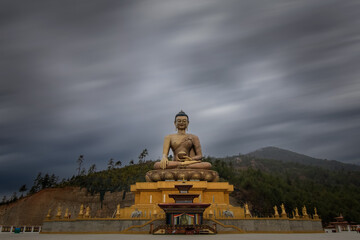 Fototapeta premium statue of Buddha in Thimphu city