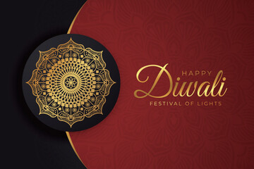 Diwali - Indian festival of lights, design template for postcards, invitations, greeting cards, posters, flyers, background and banner designs.