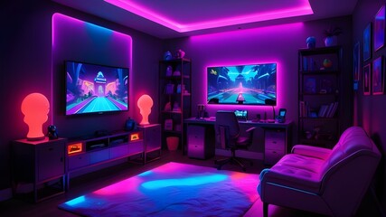 Elevate Your Entertainment Enter Your Gaming Room Oasis