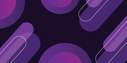 Purple gradient geometric shapes background. illustration eps10