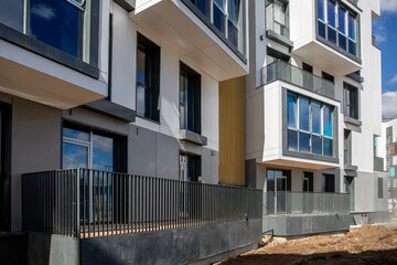 Fototapeta na wymiar Sleek Urban Living: Modern Residential Developments