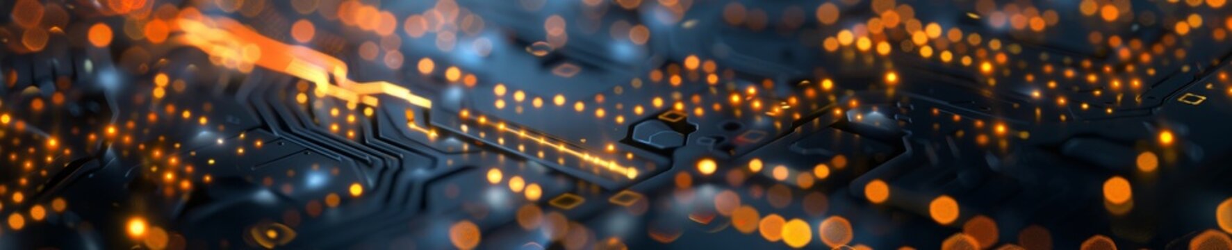 A quantum computing platform, running complex financial models to optimize trading strategies