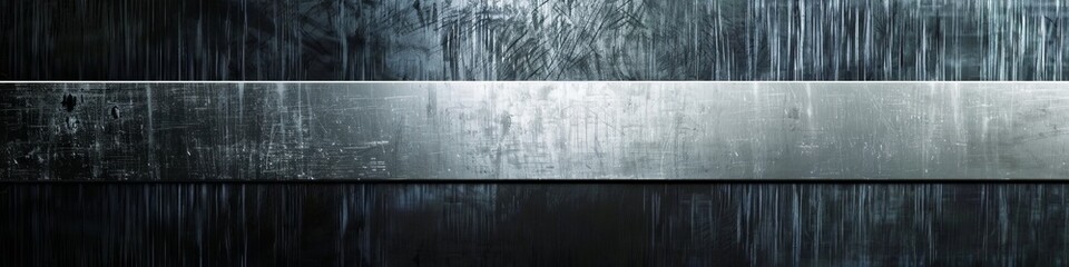A sleek metal texture with brushed stripes, offering a modern and industrial feel for contemporary backdrops