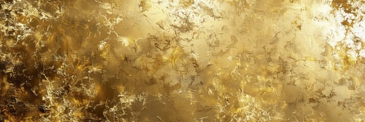 Golden texture with peeling and cracked paint effects for backgrounds or luxury design concepts 