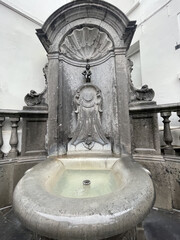 Manneken Pis fountain, Brussels, Belgium