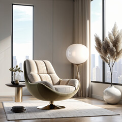modern living room interior. Sofa design. Generative AI