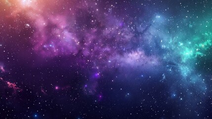 A vibrant cosmic galaxy filled with stars, nebulae, and cosmic dust, suitable for backgrounds, space concepts, and astronomy.