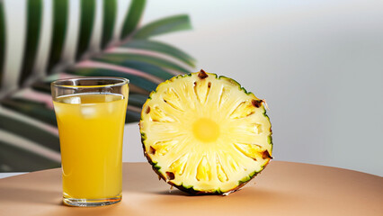 pineapple juice with pineapple ai