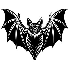 halloween bat isolated vector flat illustration,Halloween scary ghostly monsters house,Cute cartoon spooky characters,Holiday Silhouette,Hand drawn trendy Vector illustration,svg halloween bat face