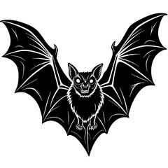 halloween bat isolated vector flat illustration,Halloween scary ghostly monsters house,Cute cartoon spooky characters,Holiday Silhouette,Hand drawn trendy Vector illustration,svg halloween bat face