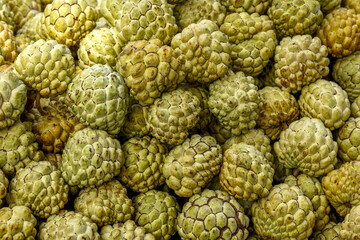 Custard apples sold in Mumbai, India