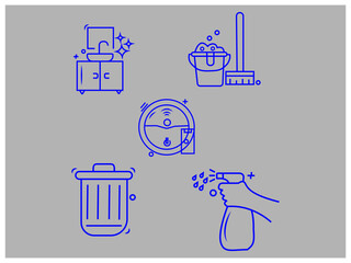 Cleaning Icons Set Editable stroke,icon set, services for cleaning and laundry in various rooms,Cleaning Line Icons Editable Stroke,Cleaning service,Cleaning Line Icons,Line with editable stroke.

