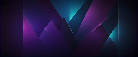 Captivating abstract blue and purple gradient with glowing geometric lines. Futuristic concept for covers, posters, banners, and websites