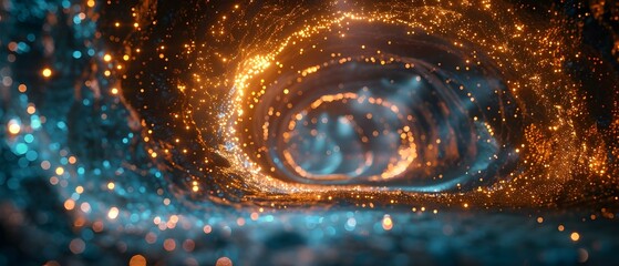 Digital artwork of a fantasy gold mine tunnel with glittering jewels. Concept Fantasy Art, Digital Illustration, Gold Mine, Jewels, Glittering Theme