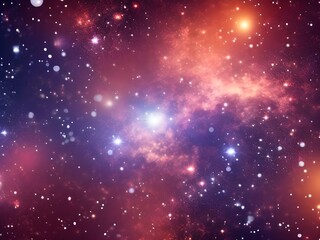 Fototapeta premium a purple nebula with stars and nebula in the background