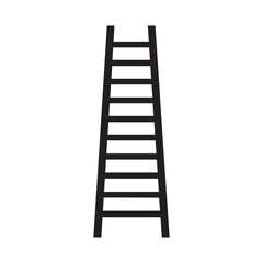 Ladder icon worker black vector background design.