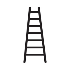 Ladder icon worker black vector background design.