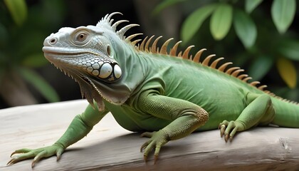 An-Iguana-Contorted-Into-A-Unique-Shape- 2